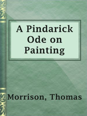 cover image of A Pindarick Ode on Painting